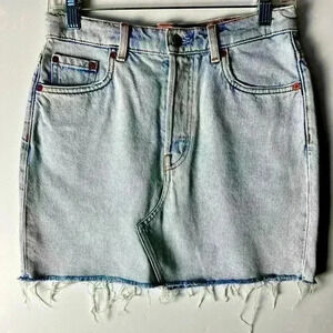 & Other Stories Stockholm Atelier Denim Light-wash Mini Skirt